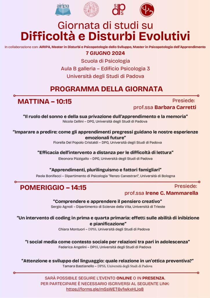 Locandina seminario 7 giugno 2024
